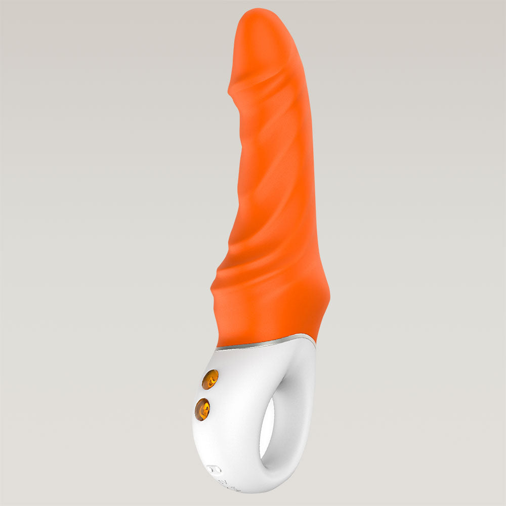 TORNADO Orange Real Feel 9 Inch Dildo Vibrator The Hidden Closet TORNADO Orange Real Feel 9 Inch Dildo Vibrator The Hidden Closet