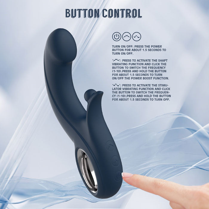 FURY Pulsing Rechrageable Vibrator 7.9 Inch