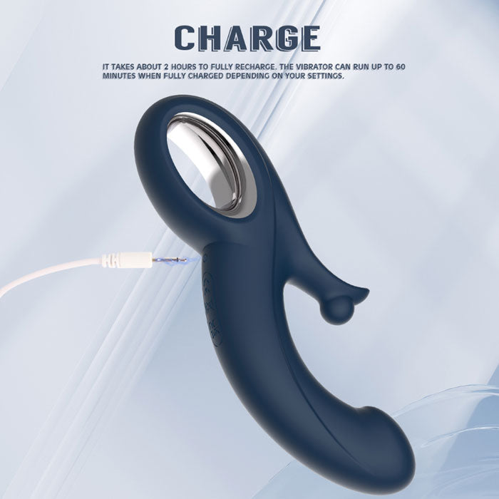FURY Pulsing Rechrageable Vibrator 7.9 Inch