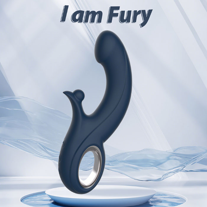FURY Pulsing Rechrageable Vibrator 7.9 Inch