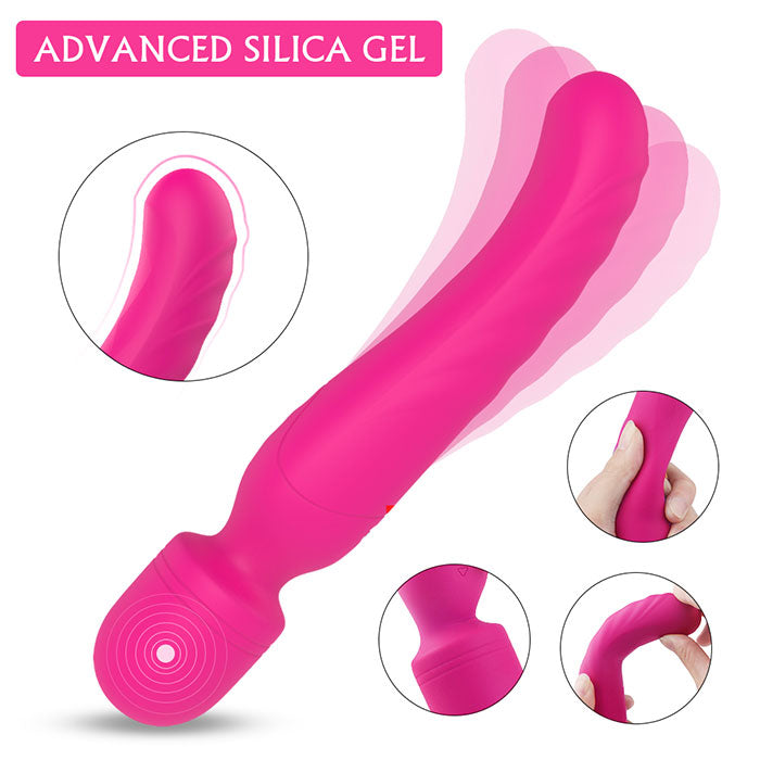 IRIS Pink Wand Massage & Warming G-Spot Vibrator