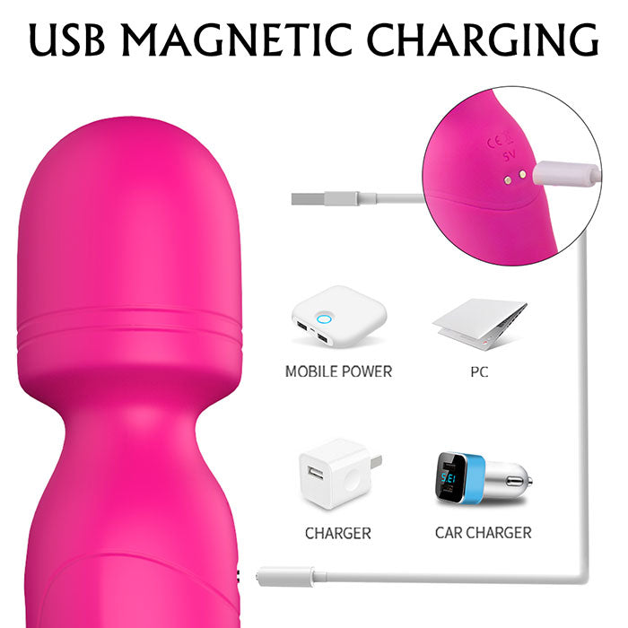 IRIS Pink Wand Massage & Warming G-Spot Vibrator
