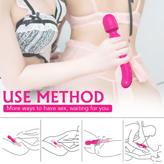 IRIS Pink Wand Massage & Warming G-Spot Vibrator