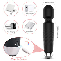 Hero Pro Rechargeable Wand Massage Vibrator