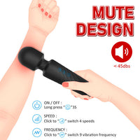 Hero Pro Rechargeable Wand Massage Vibrator