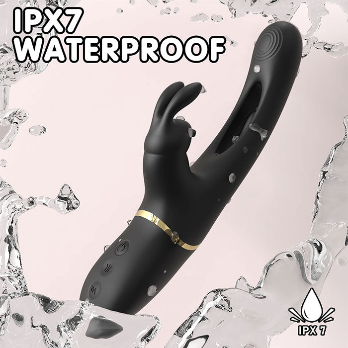 NIKO Rechargeable Knocking Rabbit Vibrator 7.6 inch