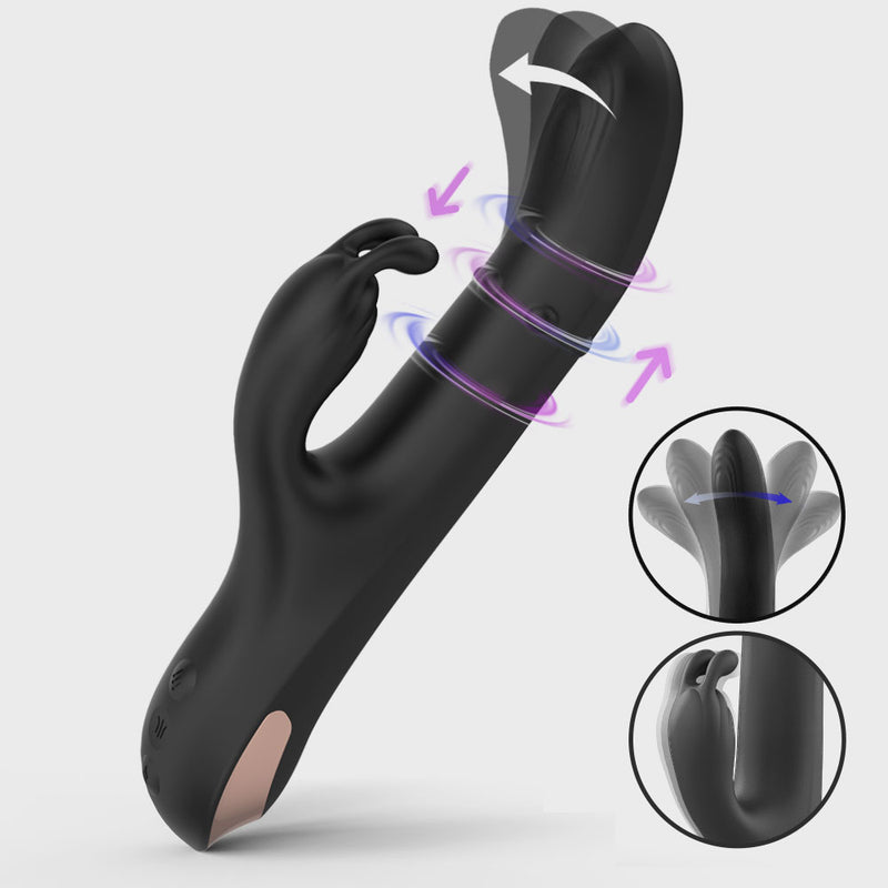 COOL STICK Waving & Rotating Rabbit Vibrator