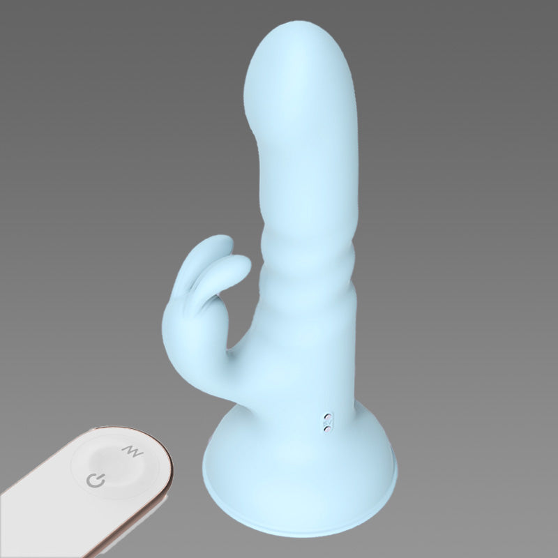 BLUE EYE Remote Rechargeable Thrusting Rabbit Vibrator