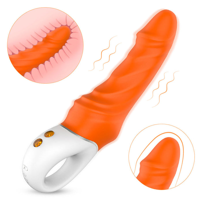 TORNADO Realistic Shaft Dildo Vibrator 9 Inch