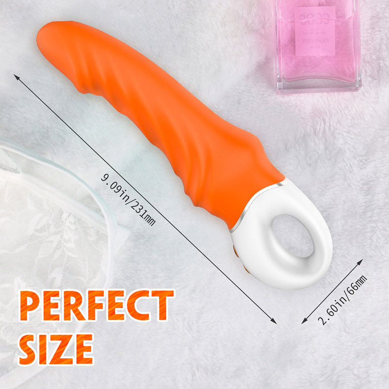 TORNADO Realistic Shaft Dildo Vibrator 9 Inch