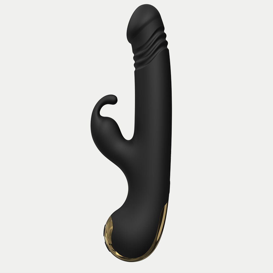 HAPPY RABBIT G-Spot Thrusting Vibrator 8.6 Inch