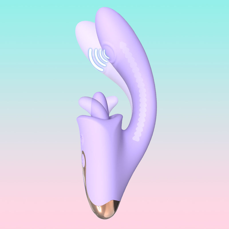 Viola Luxury Clitoral Tongue Vibrator 6.7 Inch