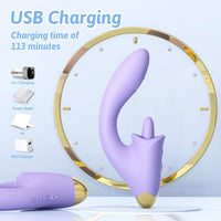 Viola Luxury Clitoral Tongue Vibrator 6.7 Inch