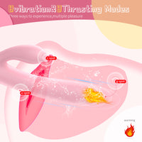 ROMANCE of SPRING Warming & Thrusting Rabbit Vibrator 8.8 Inch