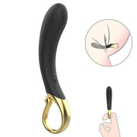 Compa Black Sharp Clitoral G-spot Vibrator with Rechargeable