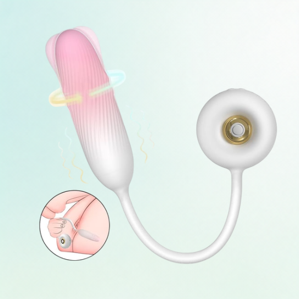 Tangle Cable Toy 3 in 1 Spining Love Egg Vibrator 9 Speeds
