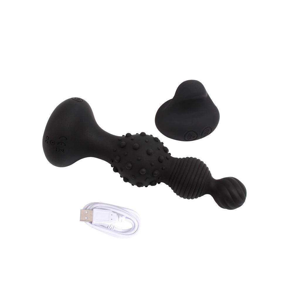 ROCKED HIP Remote Control Rechrageable Vibrating Anal Bead