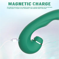 SIREN Dual Stimulation Thumping Rechrageable Suction Vibrator 6.2 Inch