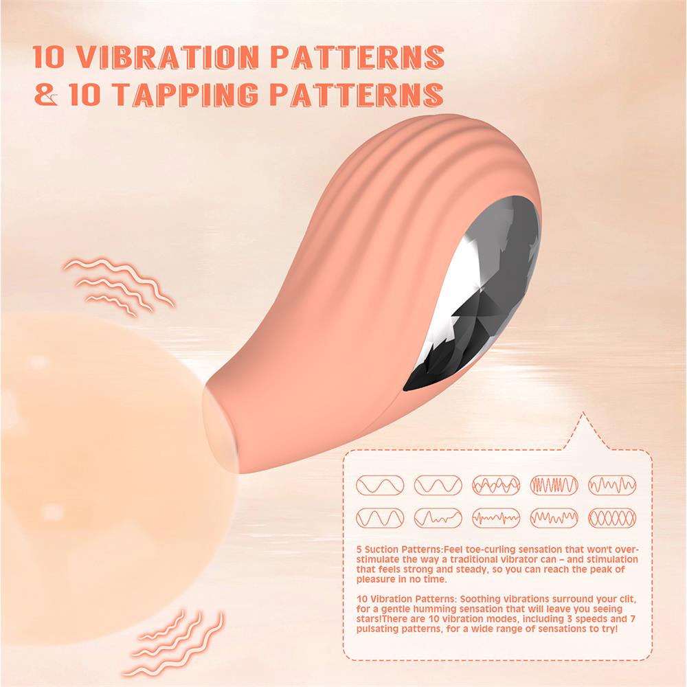 Aria Nude Rechargeable Clitoral Suction Vibrator