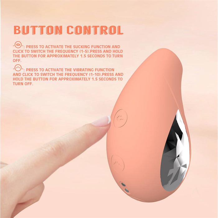 Aria Nude Rechargeable Clitoral Suction Vibrator