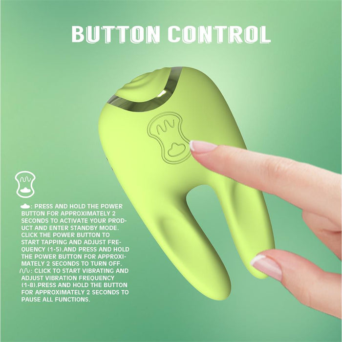 Satyr Tapping Mini Clitoral Rechrgeable Vibrator 5 Modes 8 Patterns