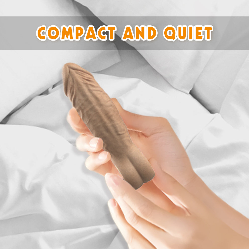 Cutie Realistic Dildo mini Traveller Liquid Silicone Vibrator 5.5 Inch