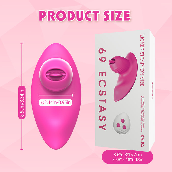 Licker Wireless Strap-on Panty Rechrageable Vibrator 10 Functions