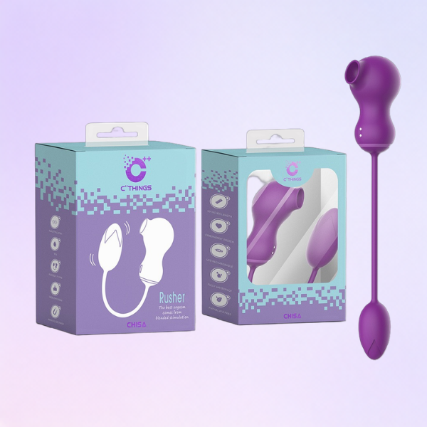 Rusher Rechargeable Vibrating Egg and Suction