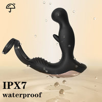 Venom Remote Rechargeable Prostate Massage Vibrator with Cock Rings