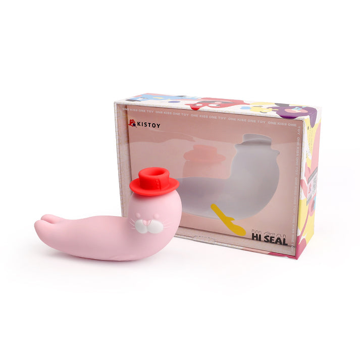 Pink Babe Seal Suction Rechargeable Clitoral Vibrator