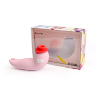 Pink Babe Seal Suction Rechargeable Clitoral Vibrator