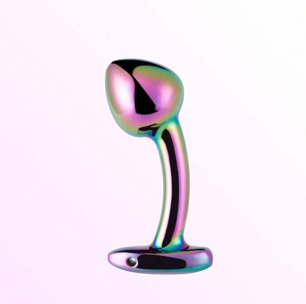 Dazzling mushroom head metal anal plug Medium