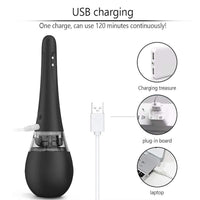 Joyable Unisex Douche Dildo Rechargeable Cleanse Vibrate