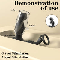 Venom Remote Rechargeable Prostate Massage Vibrator with Cock Rings