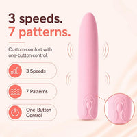 TULIPY mini Bullet Vibrator 3.5 Inch