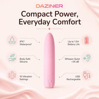 TULIPY mini Bullet Vibrator 3.5 Inch