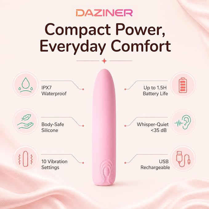 TULIPY mini Bullet Vibrator 3.5 Inch