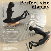 Venom Remote Rechargeable Prostate Massage Vibrator with Cock Rings