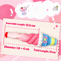CREAM GUMMY Pleasure Dildo 8 inch
