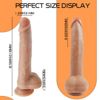 Jimmy Dildo 6.5 inch Vibration with Remote Controller