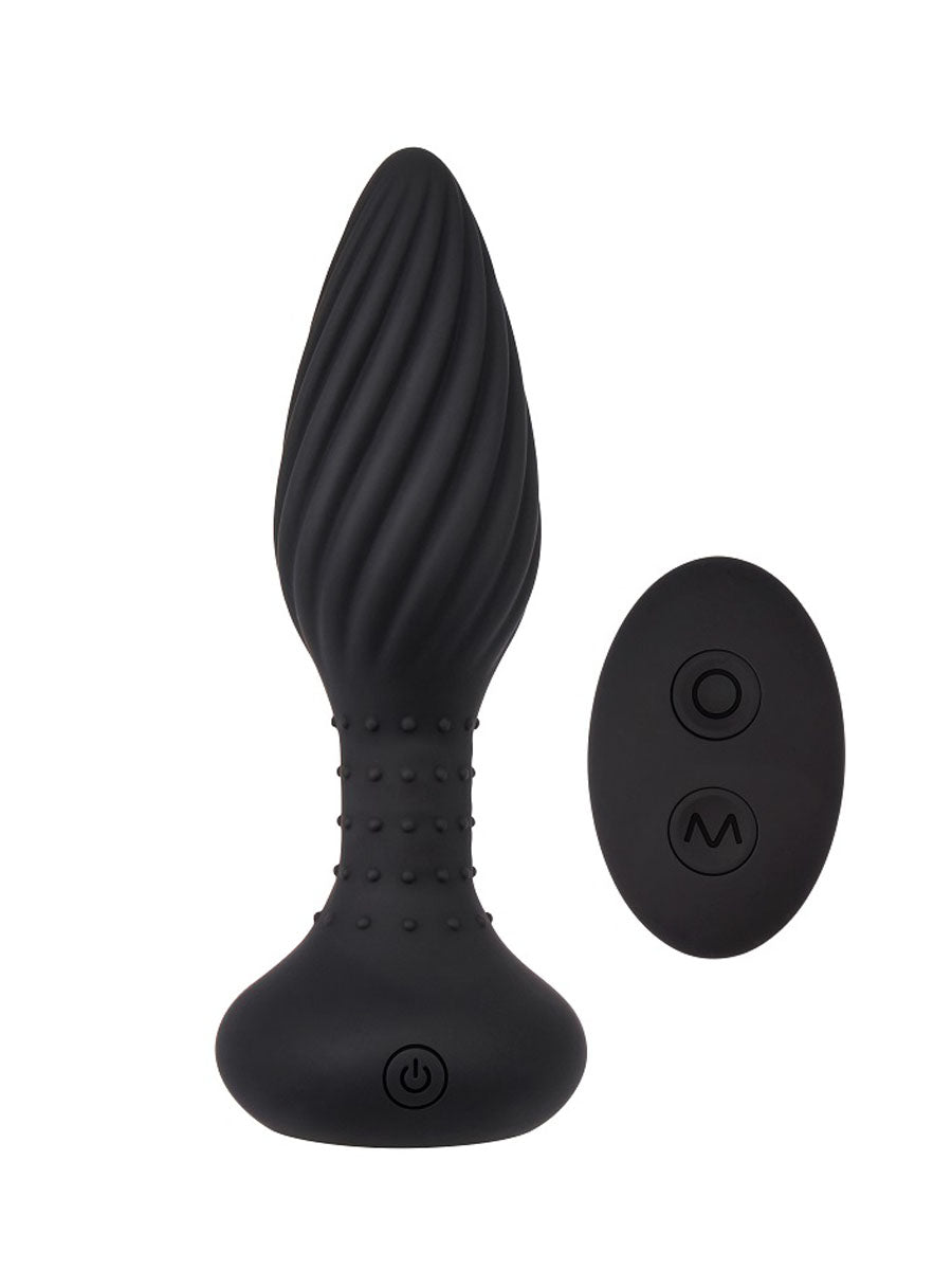 FRISKY Remote Control Rechrageable Spiral Vibrating Anal Plug