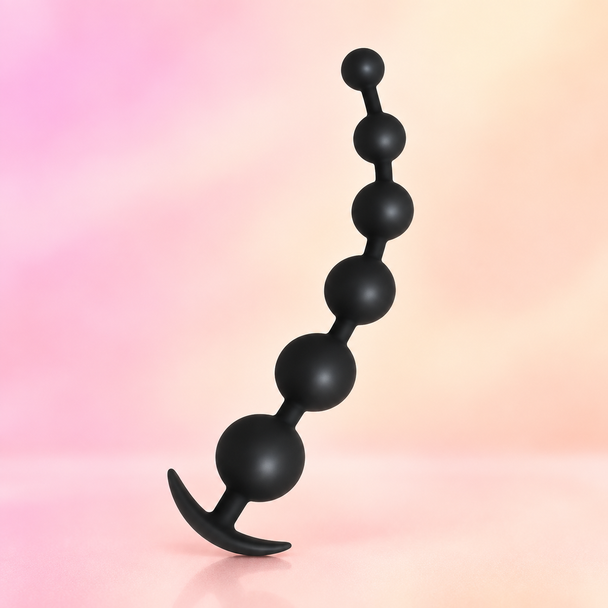 Samurai 6 Beads Super Size 35cm Long - Smooth Silicone Pull Plug ( 6 Big Bead Diameter 2.2cm - 3cm - 3.5cm - 4cm - 5cm - 6cm )