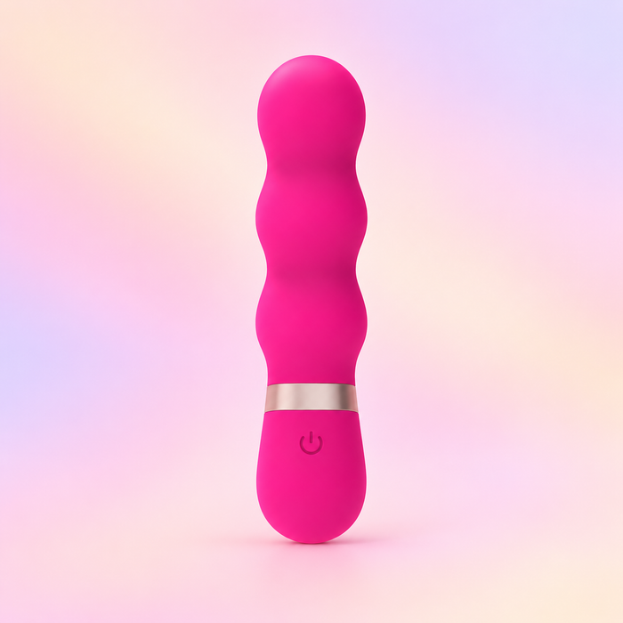 Ripple Vibe Smoot Beaded Vibrator 4.6 Inch
