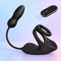 RUSRU-RCT Love ring Vibrator Egg Thrusting with Remote Controller