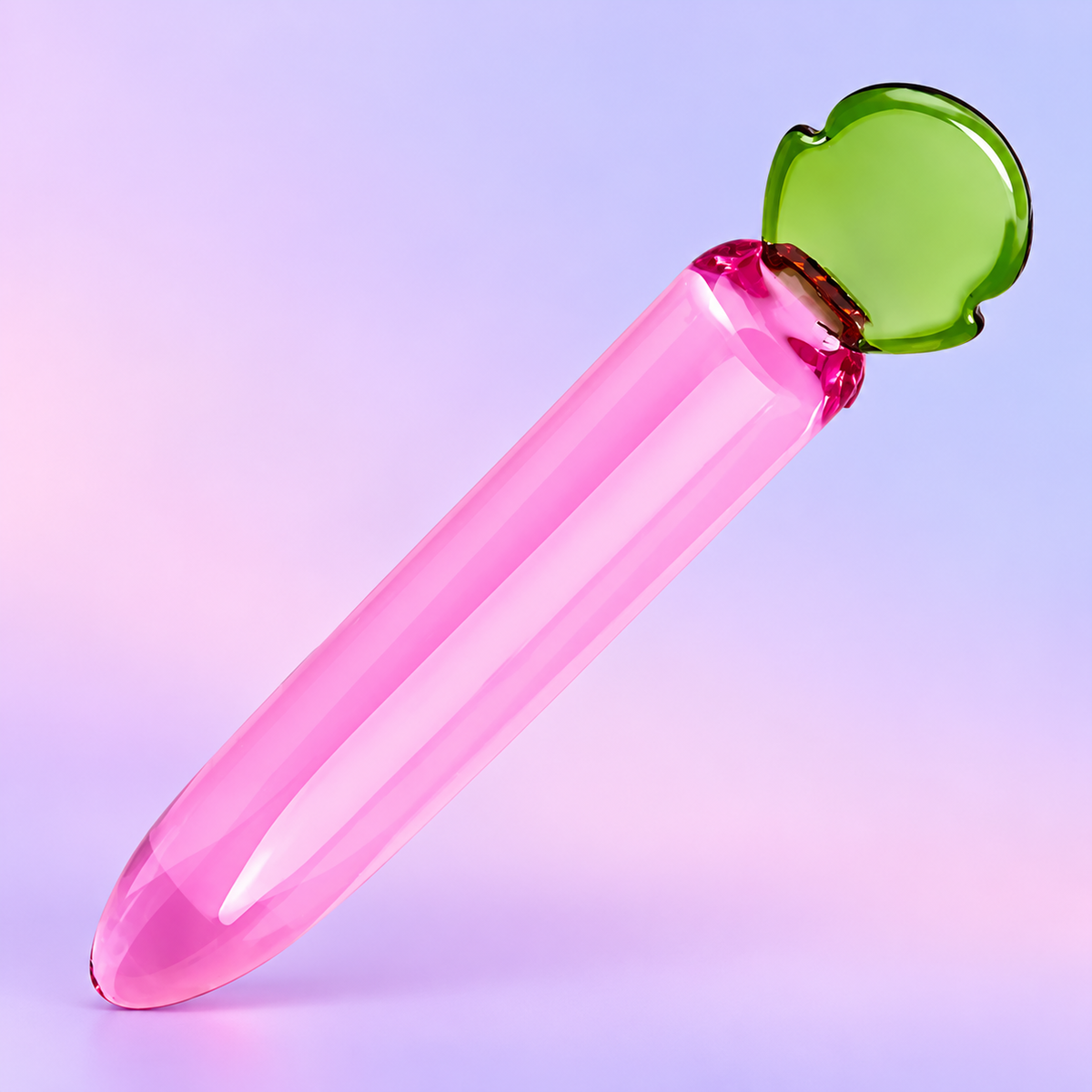Fancy Carrot Lover Romance 6" Long Glass Massage Wand