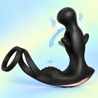 Venom Remote Rechargeable Prostate Massage Vibrator with Cock Rings