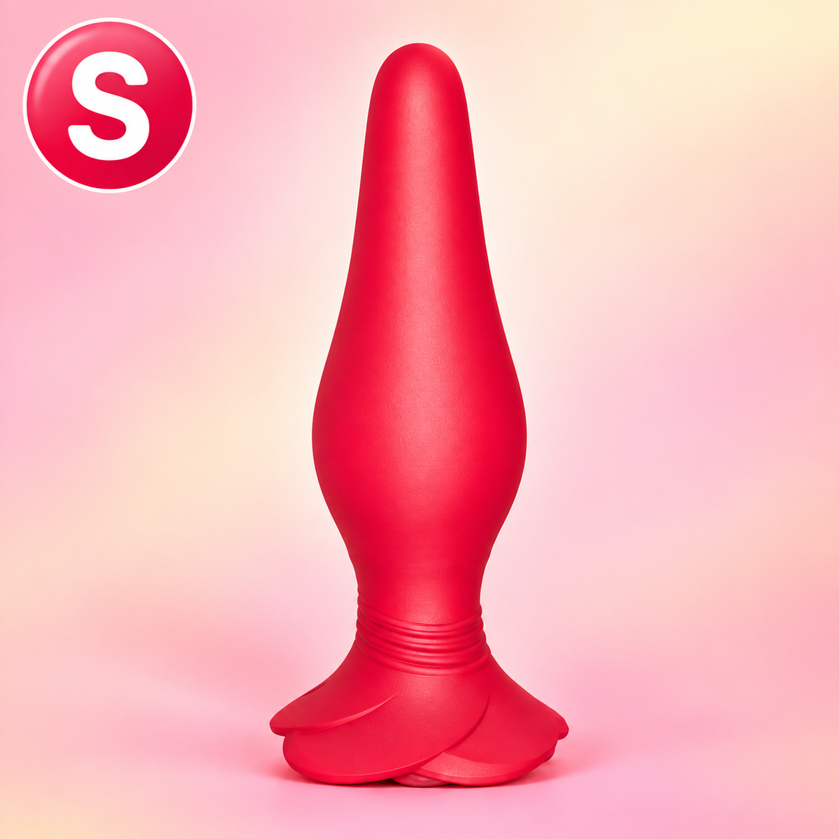 Frenzier Red Rechargeable Anal Vibrator (Small)