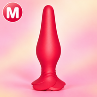 Frenzier Red Rechargeable Anal Vibrator (Medium)