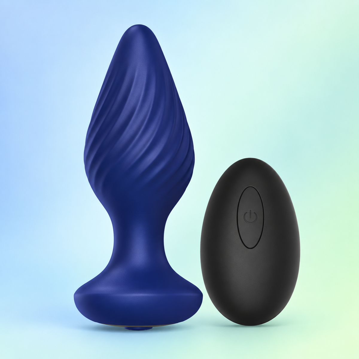 ESCTASY Spiral Remote Rechrageable Vibrating Anal Plug