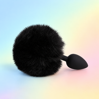 Senuelo Small Bunny Tail Butt Plug Small Diameter 2.8cm